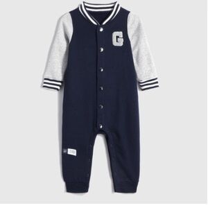 GAP Navy and Gray Kids Footie